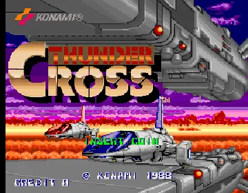 Thunder Cross (Japan) screen shot title